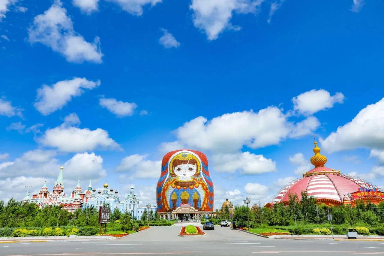 满洲里套娃景区