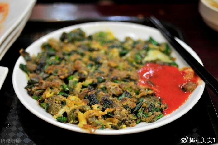 Oyster omelette