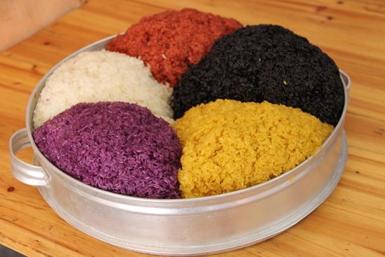 Five-Color Glutinous Rice