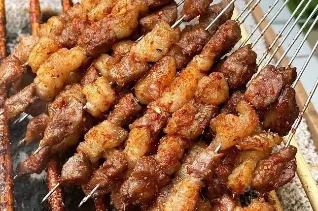 Grilled Lamb Skewers