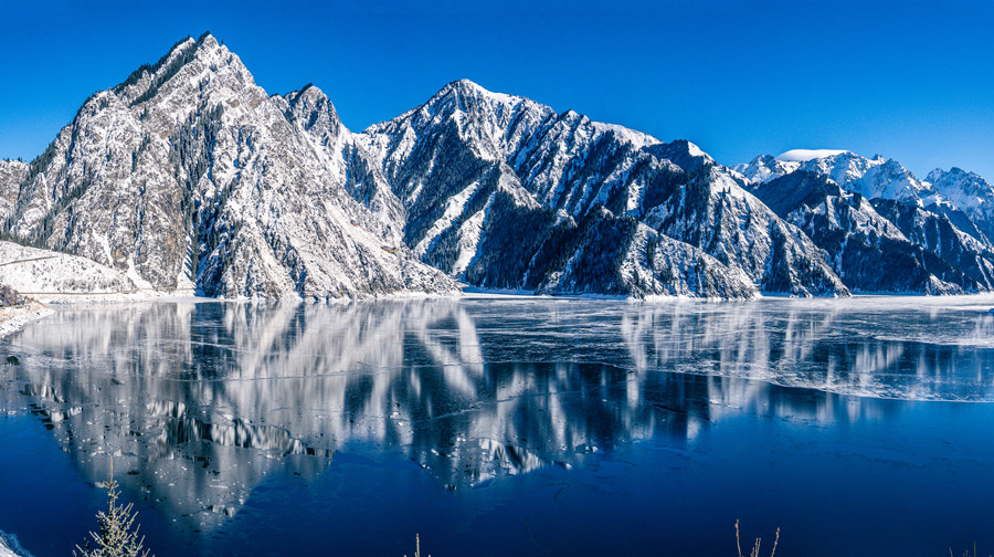 Tianchi Lake on Tianshan